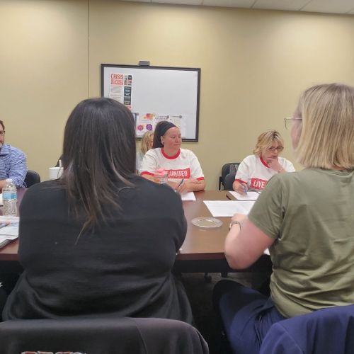 hands linked together