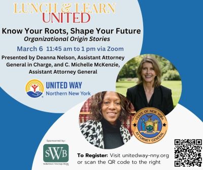 Lunch & Learn UNITED: Know Your Roots, Shape Your Future on March 6 11:45 AM to 1 PM