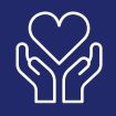 Graphic of hands with heart
